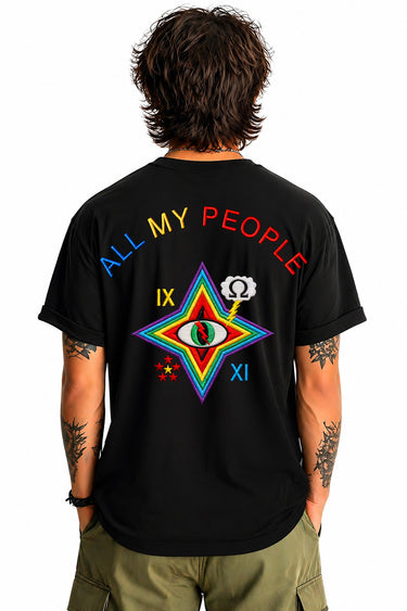 COSMIC ORDER MC Tee Black