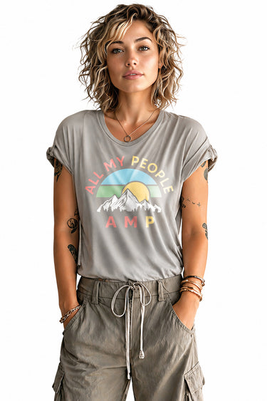 NATURAL VIBES WC Tee Smoke